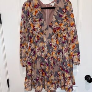 She + Sky Multicolor Floral Dress